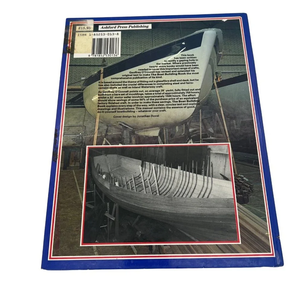 The Boatbuilding Book - Geoffrey O'Connell - 1988 - Build A Boat - Ashford Press